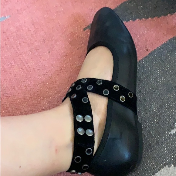 M4de Black Leather Ballet Flats - Picture 6 of 6